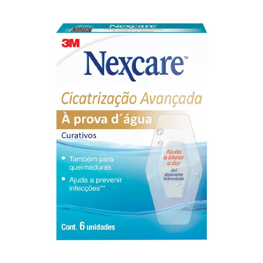 Cicatrização Curativo Avançada 3m Nexcare Transparente 6 Unidades