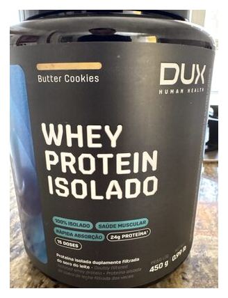 Human DUX Health Whey Protein Isolado Sabor Bitter Cookies