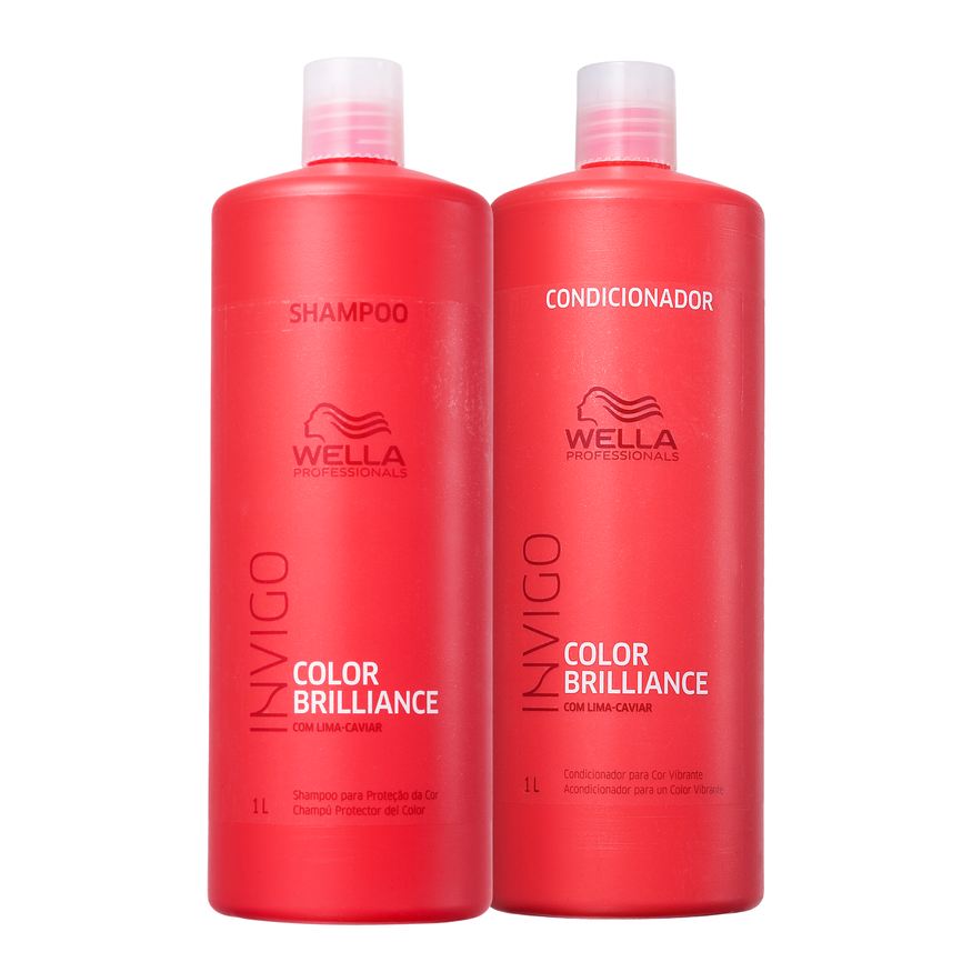 Wella Kit Professionals Invigo Color Brilliance Salon Duo (2 Produtos)