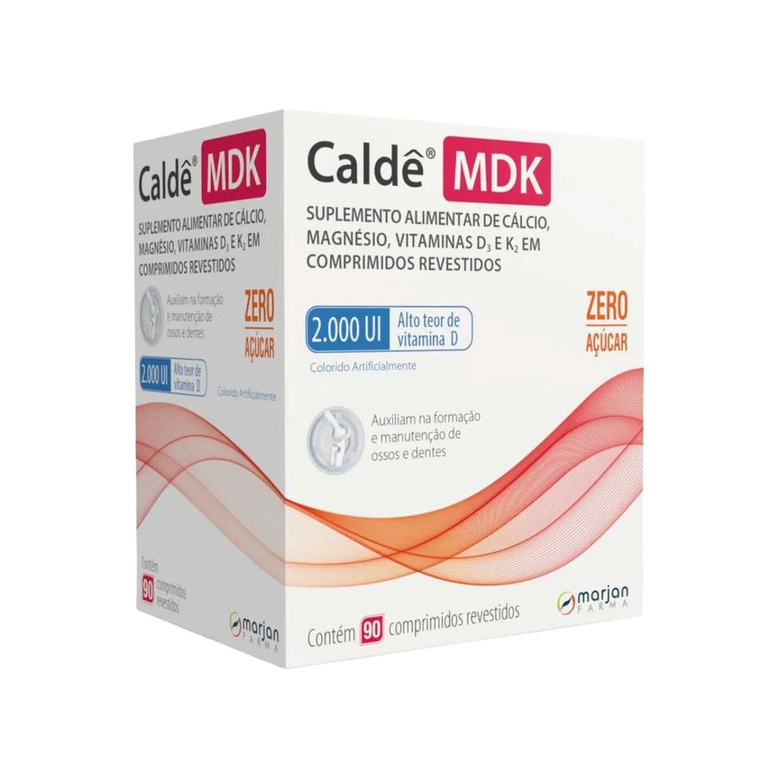 Caldê Cálcio MDK 2000UI 90 comprimidos