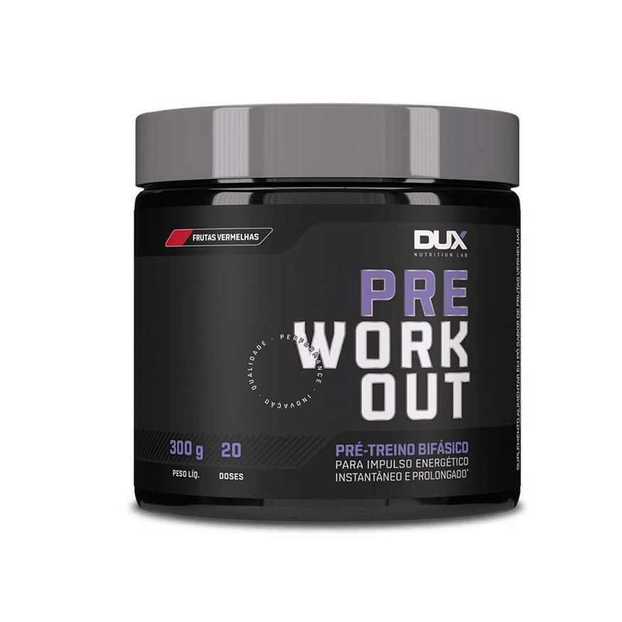 Pre Pré-treino Workout Dux Nutrition Frutas Vermelhas 300g
