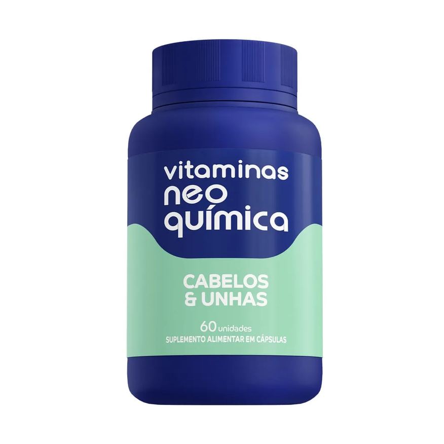 Neo Multivitamínico Química Cabelos E Unhas 60 Cápsulas