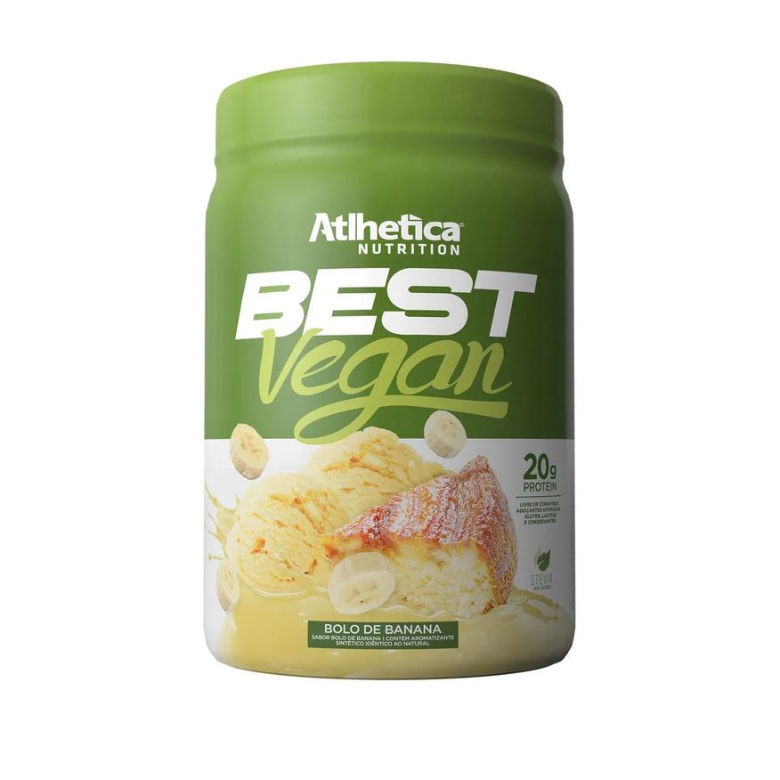 Nan Whey Protein Best Vegan Atlhetica Nutrition Bolo de Banana 500g