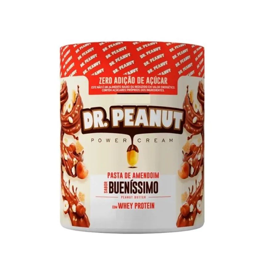Amend Pasta de Amendoim Whey Protein Dr. Peanut 600g Bueníssimo
