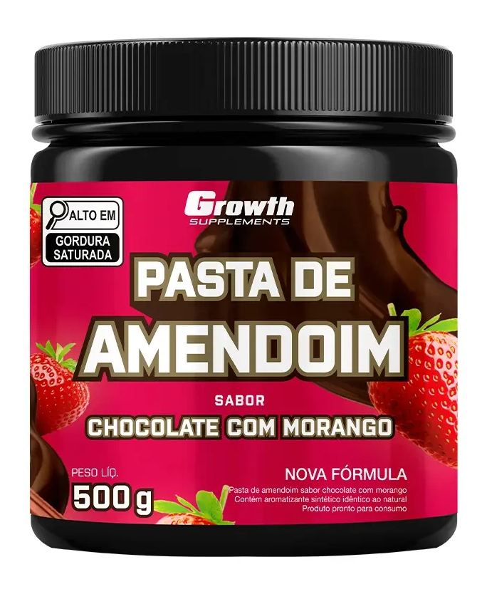 Amend Pasta De Amendoim Sabor Chocolate Com Morango 500g