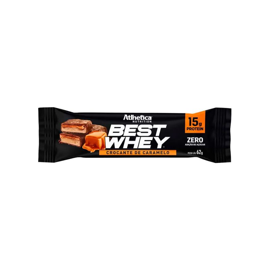 De Barra Proteina Best Whey Crocante De Caramelo 62g