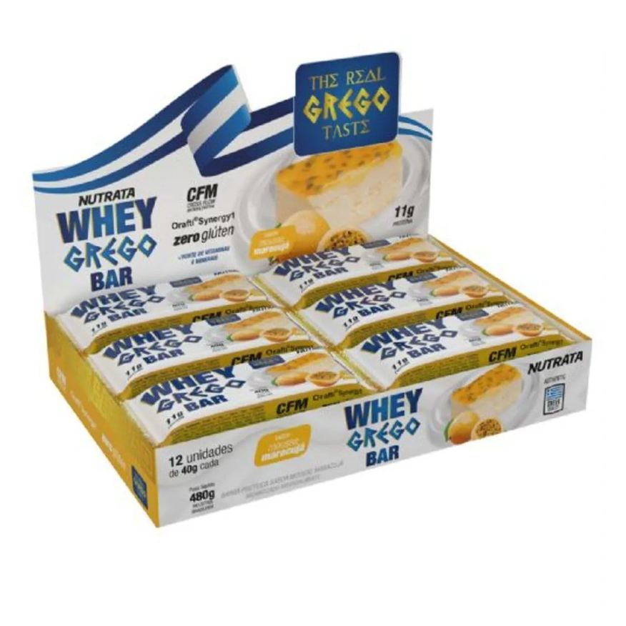 Grego Whey Bar Nutrata Mousse de Chocolate 40g 12 unidades