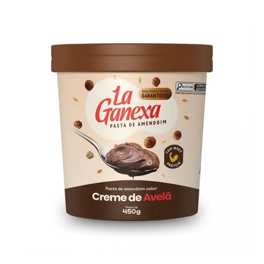 Amend Pasta de Amendoim Integral Gourmet (450g) – Sabor: Creme de Avelã (nova Embalagem)