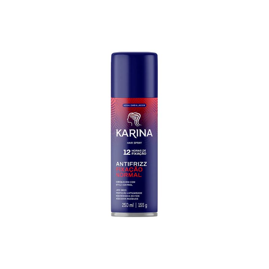 Spray Hair Karina Versatilidade & Vitalidade Fixação Normal com 250ml