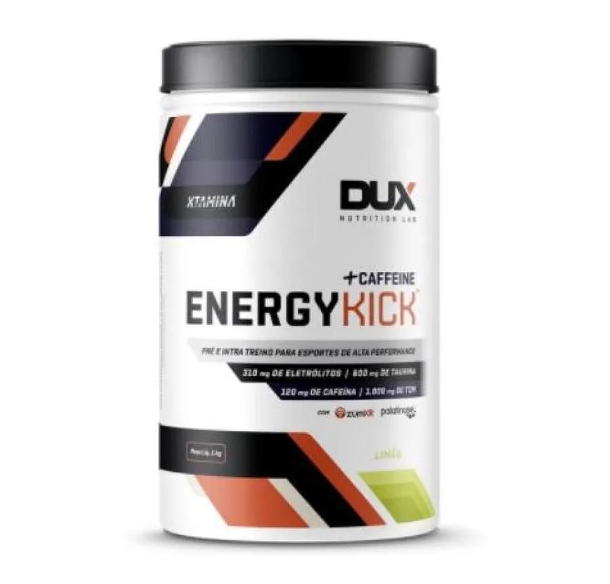 Kick Energy Caffeine (1kg) – Sabor: Limão