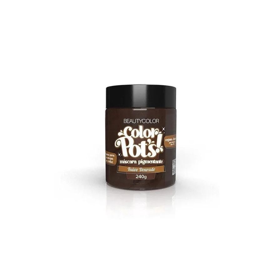 Tratamento Máscara Capilar Beautycolor Pigmentante Color Pots Ruivo Dourado