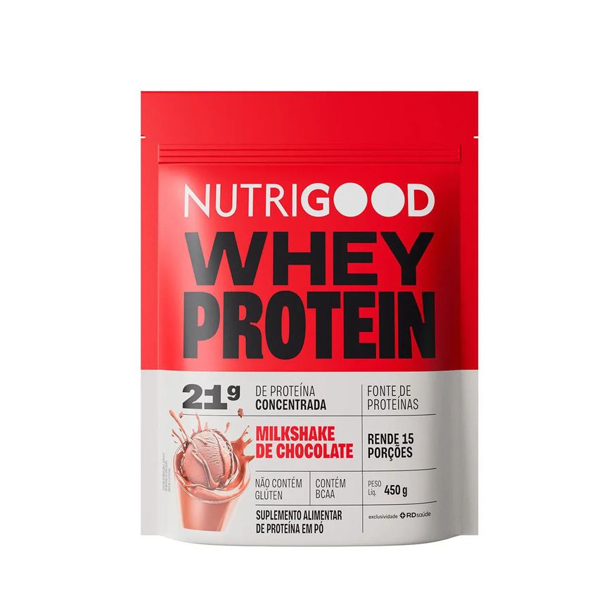Protein Whey Concentrado Nutrigood Milkshake de Chocolate 450g