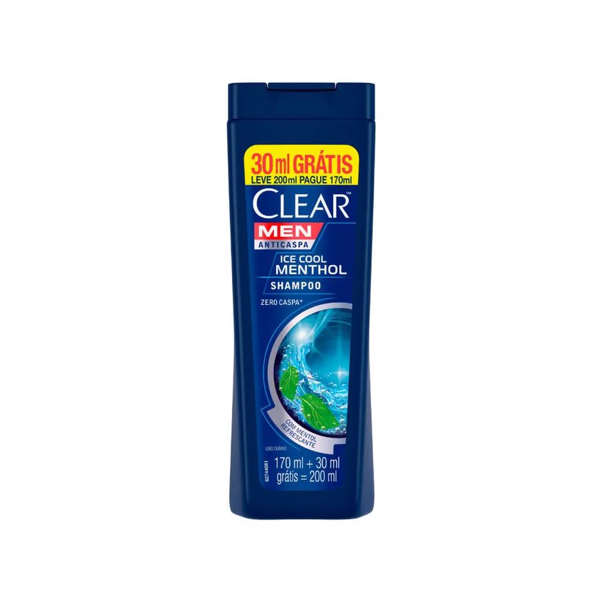 Clear Shampoo Men 200ml Ice Cool Menth