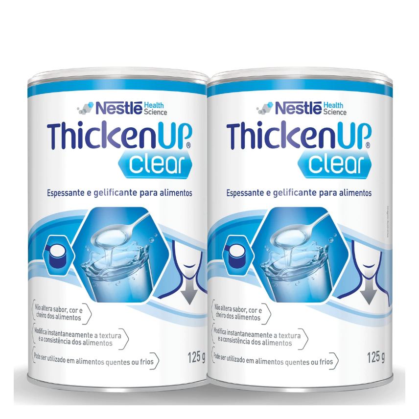 Espessante E Gelificante Alimentar Thicken Up Clear 125g 2 Unidades