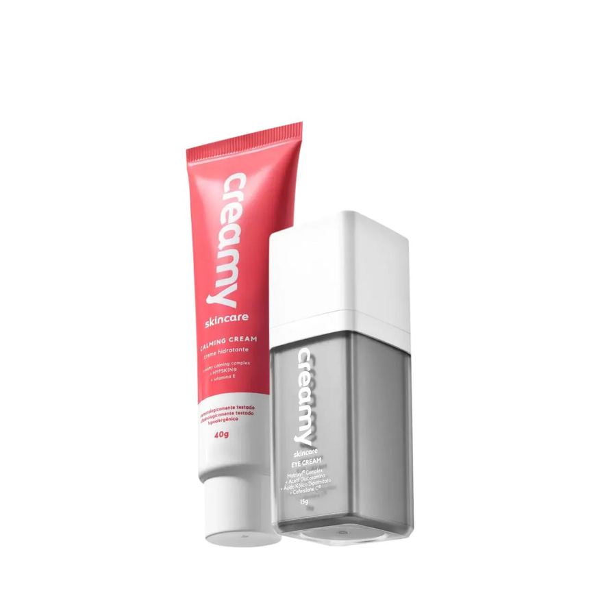 Creamy Kit Calming Cream Eye Cream Antirrugas (2 Produtos)