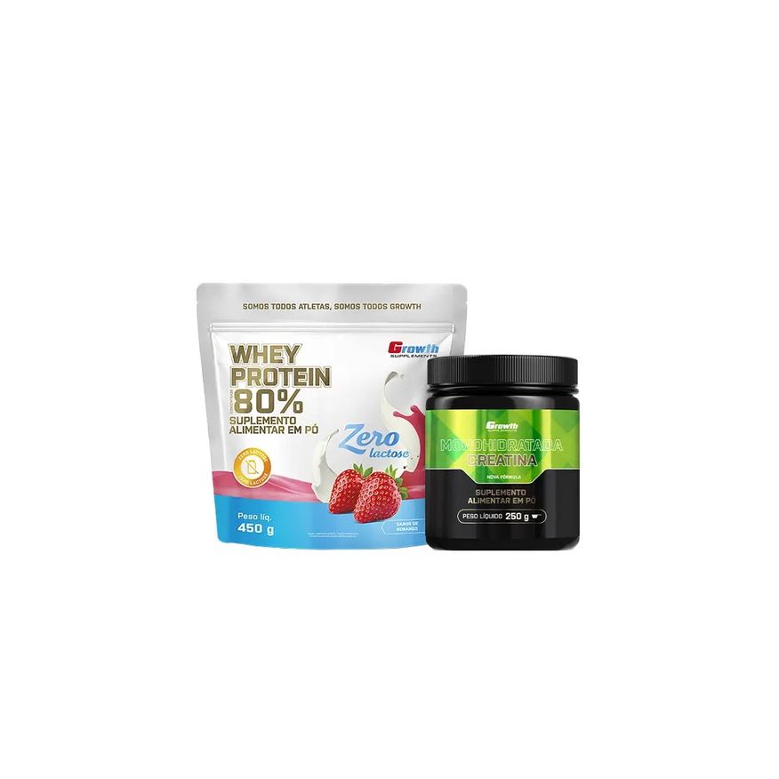 Whey Kit Protein Concentrado Zero 450g + Creatina Monohidratada 250g