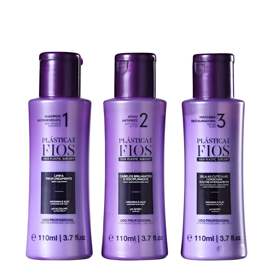 Cadiveu Kit Professional Plástica dos Fios Trio (3 Produtos)