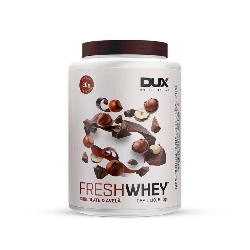 Whey Fresh Dux Nutrition Chocolate & Avelã 900g