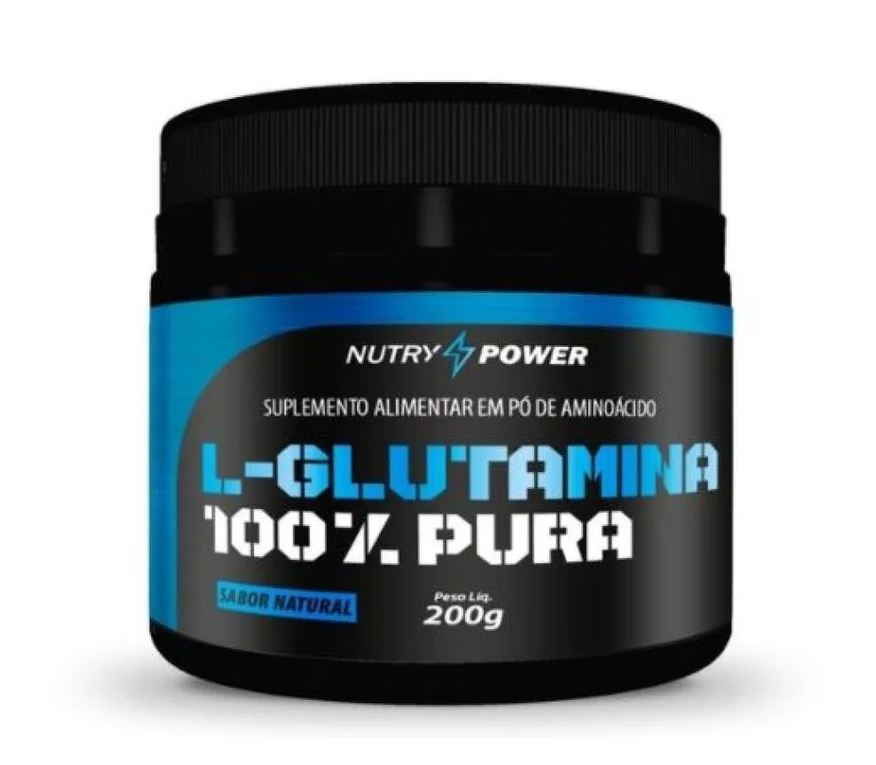 Nutry Gluatamina Power L-glutamina 100% Pura 200g