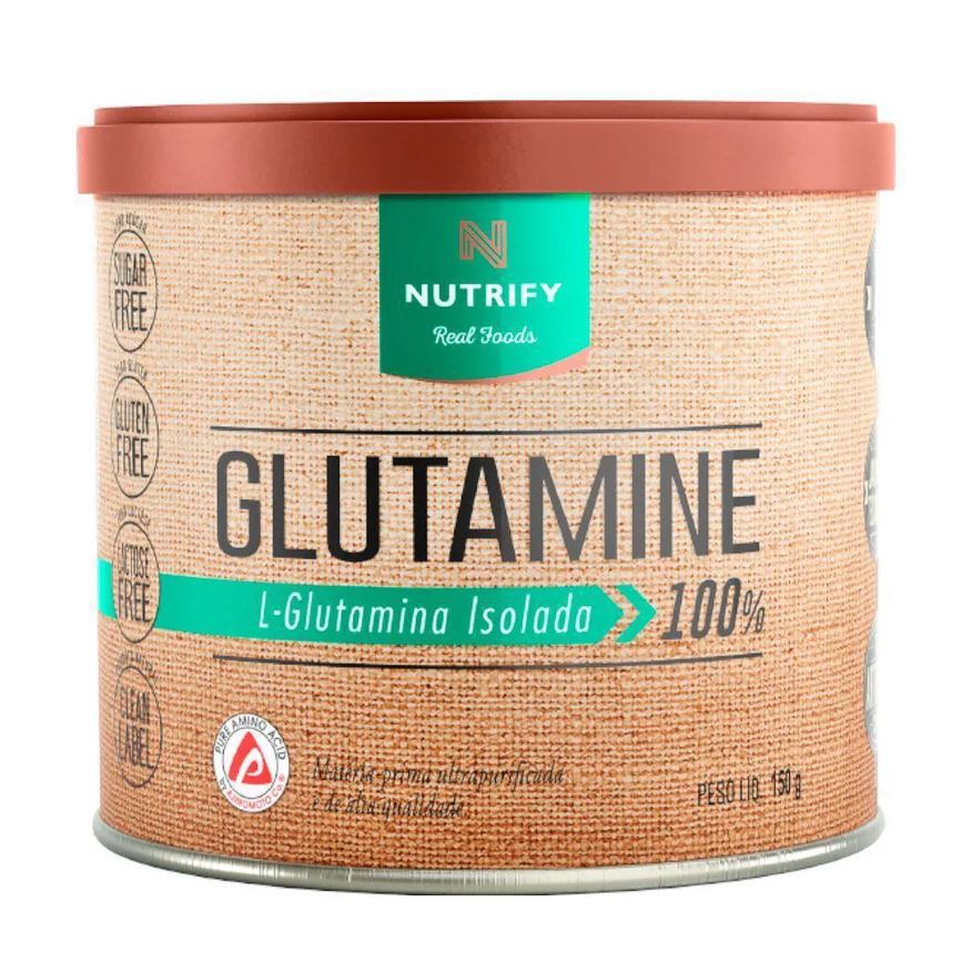 L-glutamina Glutamine Isolada Neutro Nutrify 150g