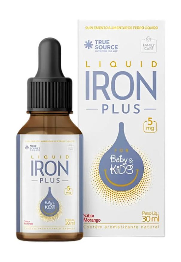 Plus Iron Liquido Baby Kids Ferro True Source