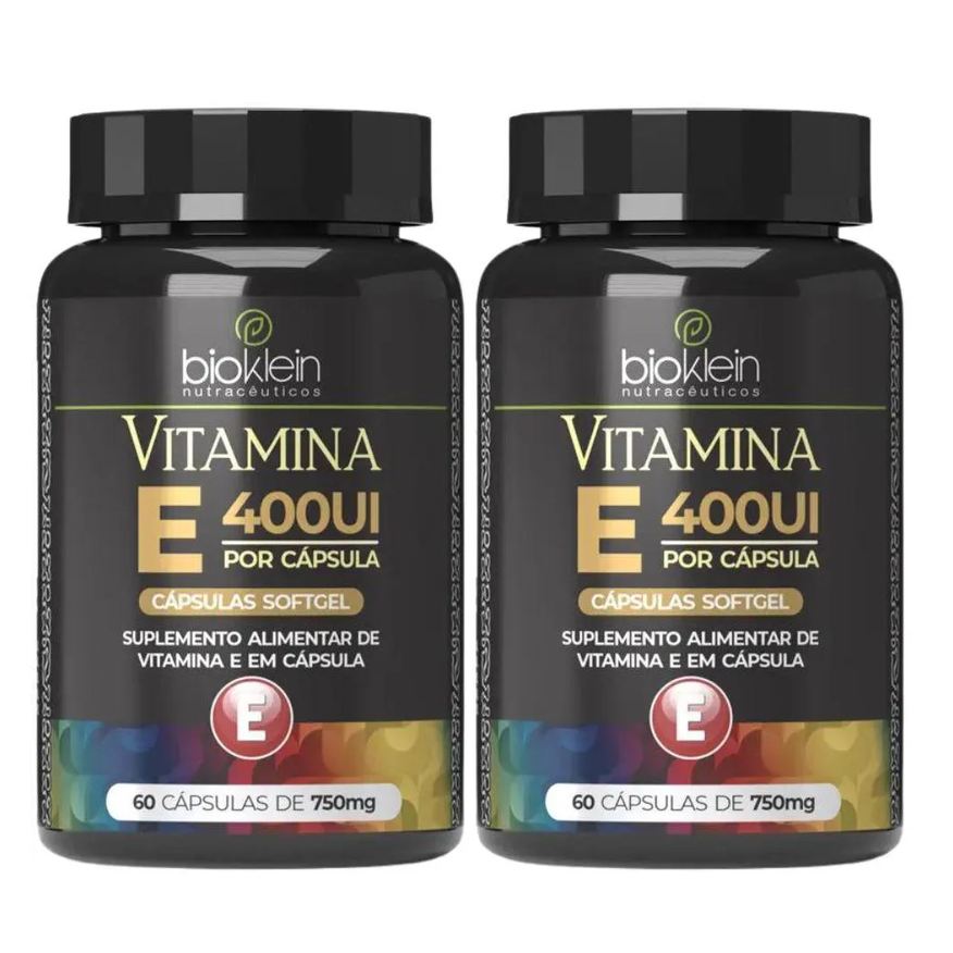 2x Kit Vitamina e 400ui 60 cápsulas – Bioklein