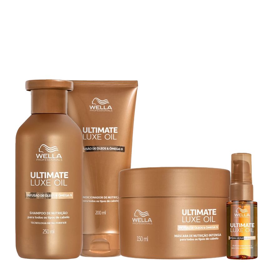 Wella Kit Professionals Ultimate Luxe Oil (4 Produtos)
