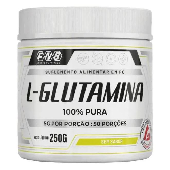100% L-glutamina Pura 250g – Fnb Sports