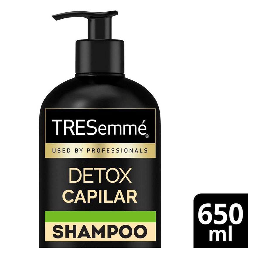 Tresemme Shampoo TRESemmé Detox Capilar Micelar Matcha e Gengibre 650ml