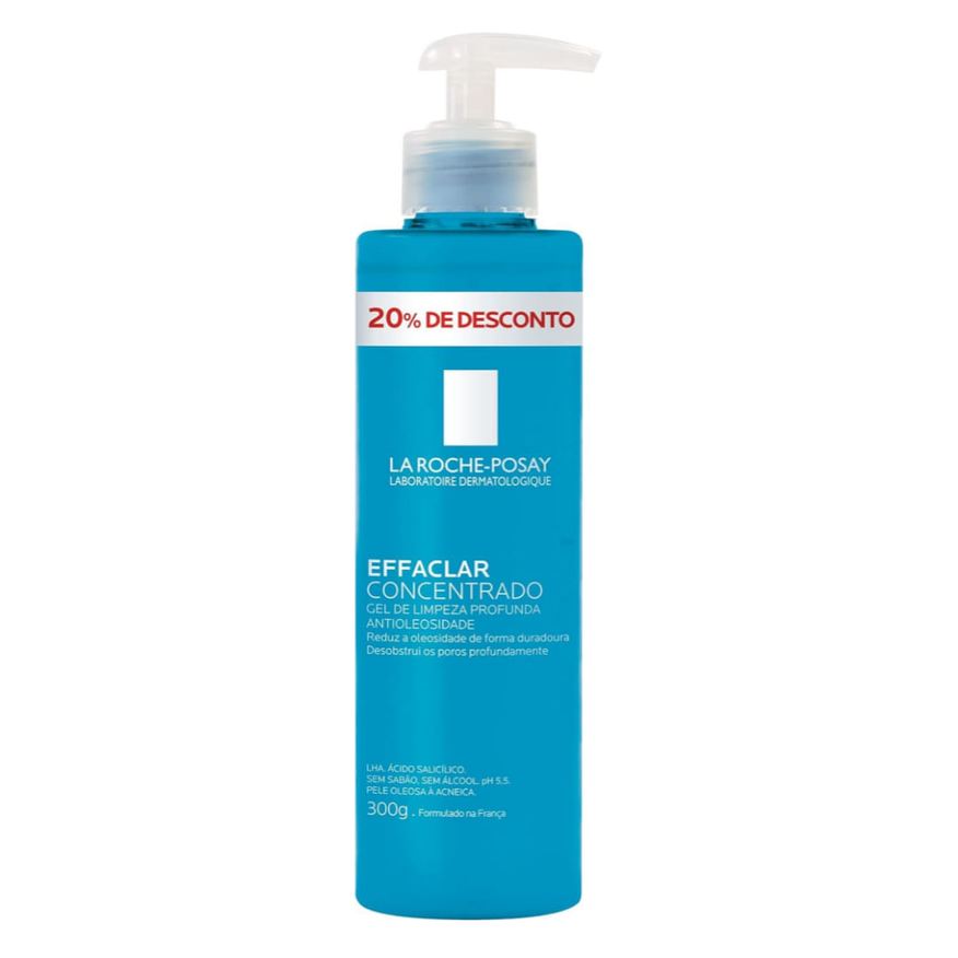 Effaclar Gel de Limpeza Facial La Roche-Posay Concentrado Antioleosidade 300g