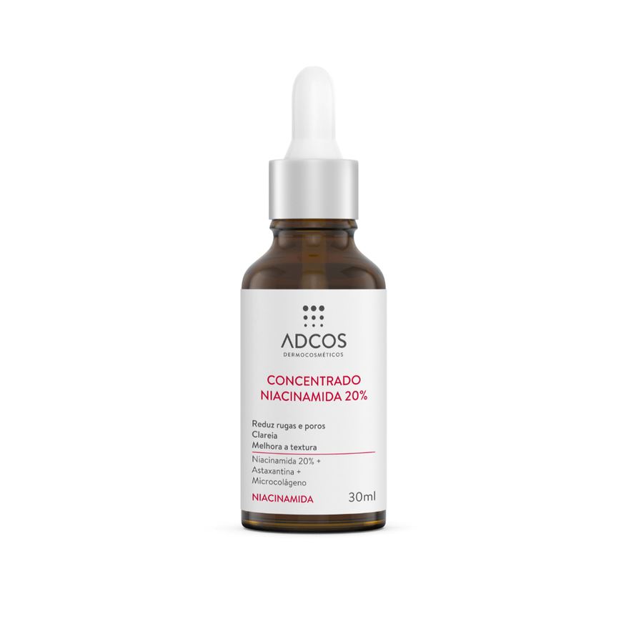 Adcos Sérum Facial Niacinamida 20% com Astaxantina 30ml