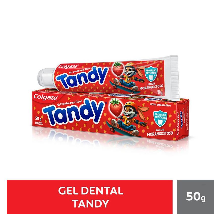 Tandy Gel Dental Infantil Colgate Sabor Morango 50g