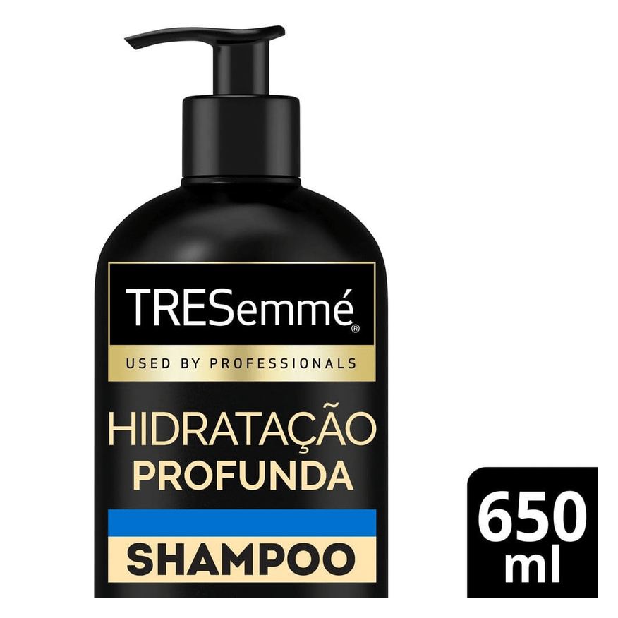 Tresemme Shampoo TRESemmé Hidratação Profunda Pantenol e Niacinamida 650ml