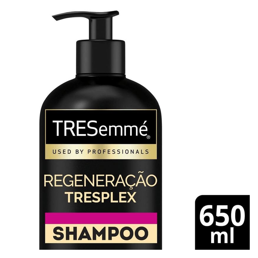 Tresemme Shampoo TRESemmé TRESplex Regeneração Queratina e Gluconolactona 650ml