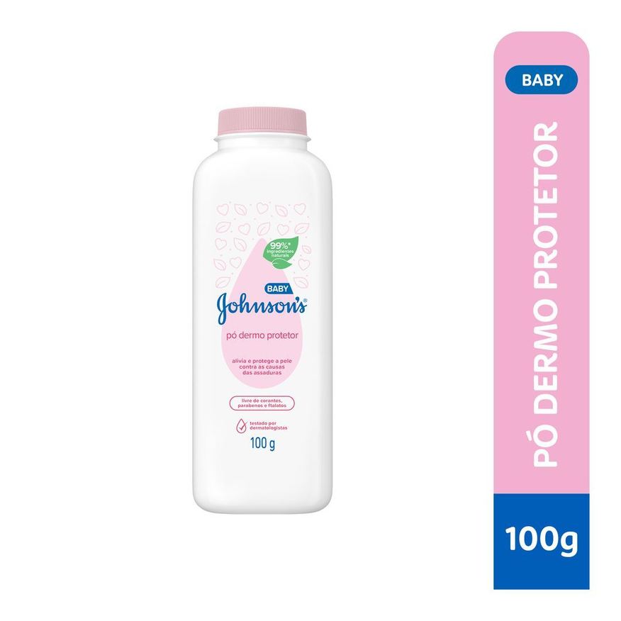 Johnsons Baby Talco Infantil Johnson's Baby Dermo Protetor Original 100g