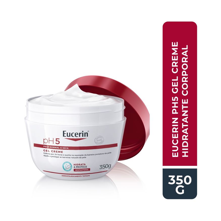Eucerin Creme Corporal pH5 Gel Creme Hidratante com Dexpantenol 350g