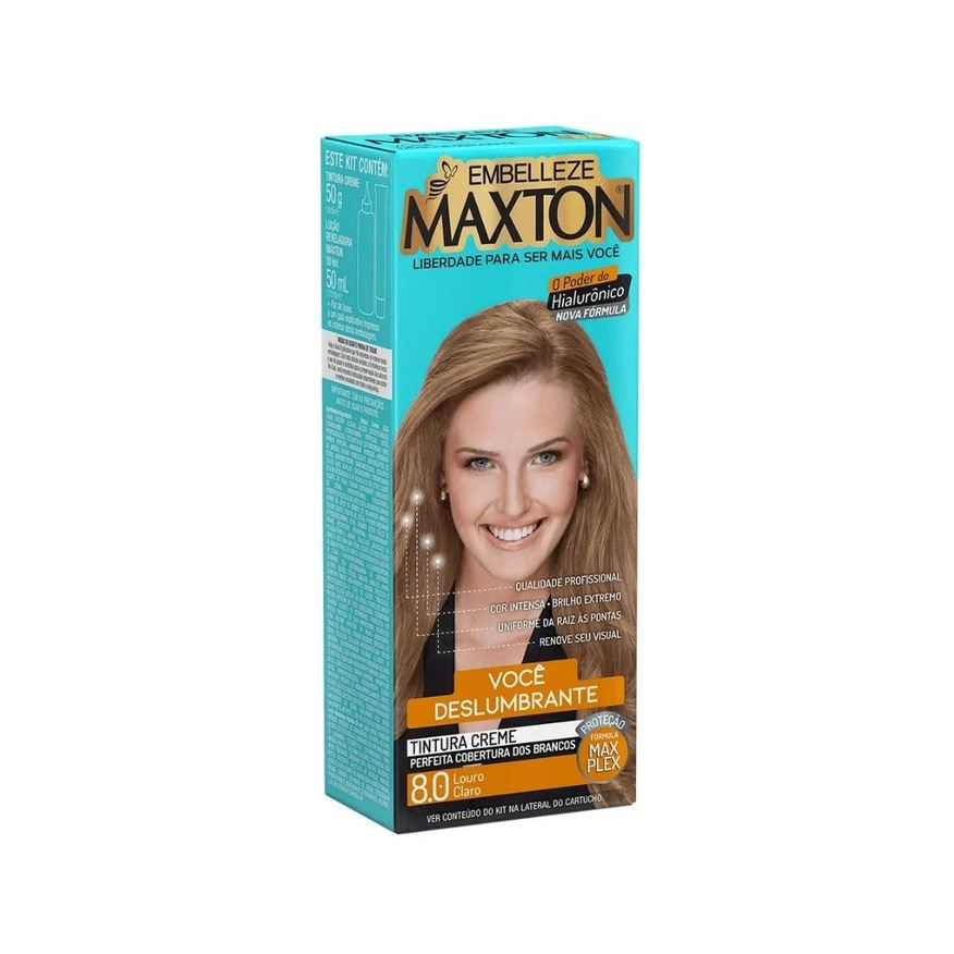 Maxton Tintura louro claro 8.0