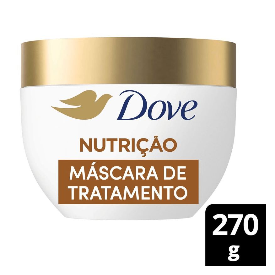 Dove Máscara de Tratamento Nutrição + Fusão de Óleos 10 em 1 270g