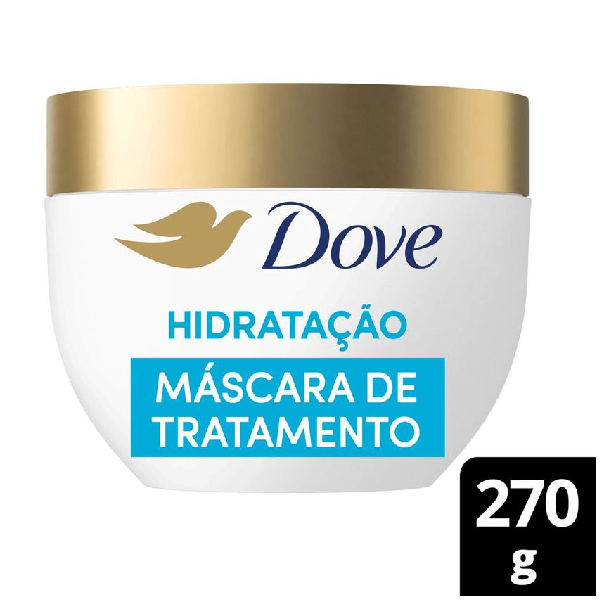 Dove Máscara de Tratamento Hidratação + Vitamina A & E 10 em 1270g