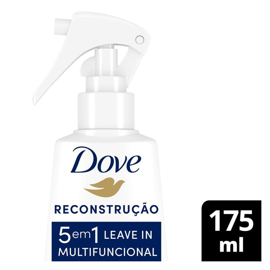 Dove Leave-in Multifuncional Reconstrução + 2% Queratina Complex 5 em 1 Spray 175ml