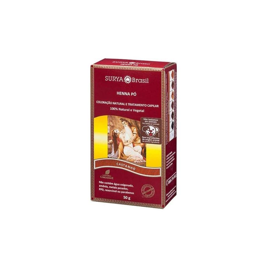 Surya Henna Tint natural henna po Castanho sury