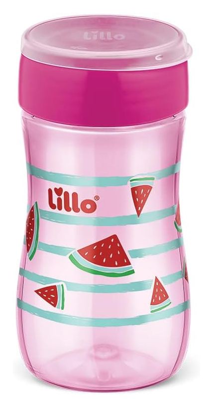 Lillo Copo de Transição Super Evolution 360º +8 meses Antivazamento Rosa 300ml 1 Unidades