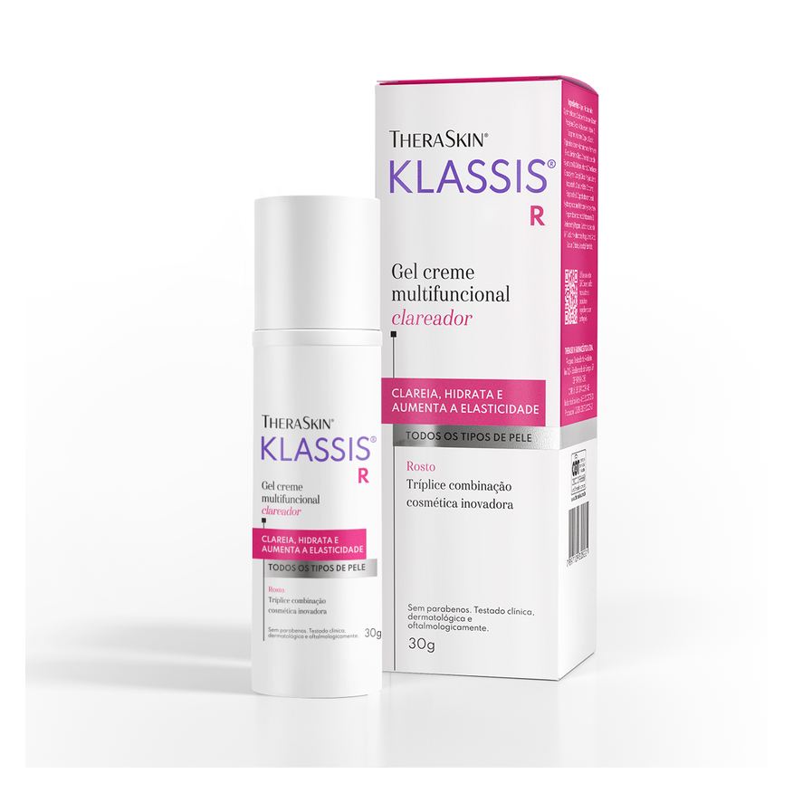 Klassis Gel Creme Facial Theraskin R Clareador 30g