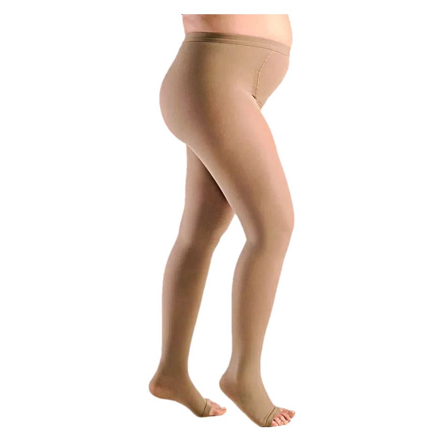 Sigvaris Meia-Calça Materna 20-30mmHg Aberta Bege - Tamanho P1