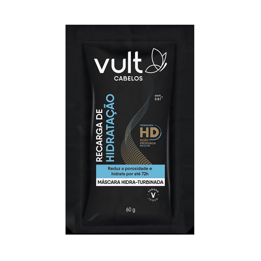 Vult Cabelo Máscara Capilar Vult Recarga de Hidratação 60g