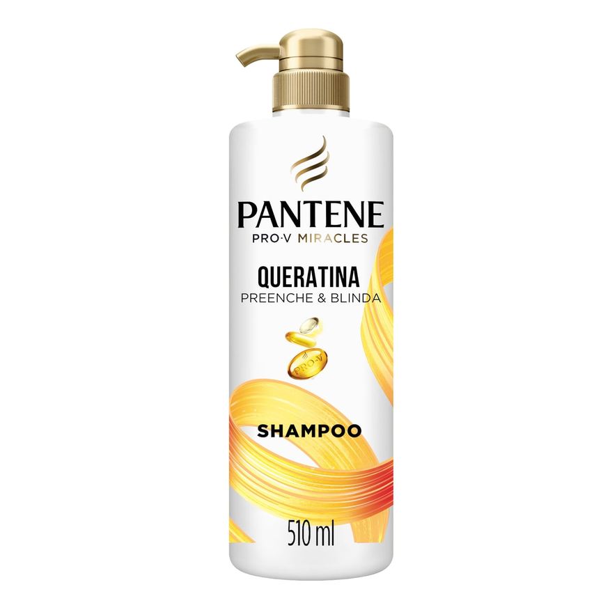 Pantene Shampoo Pro-V Miracles Queratina Preenche & Blinda 510ml