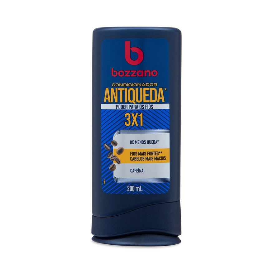 Bozzano Condicionador Antiqueda 3 x 1 Cafeína 200ml