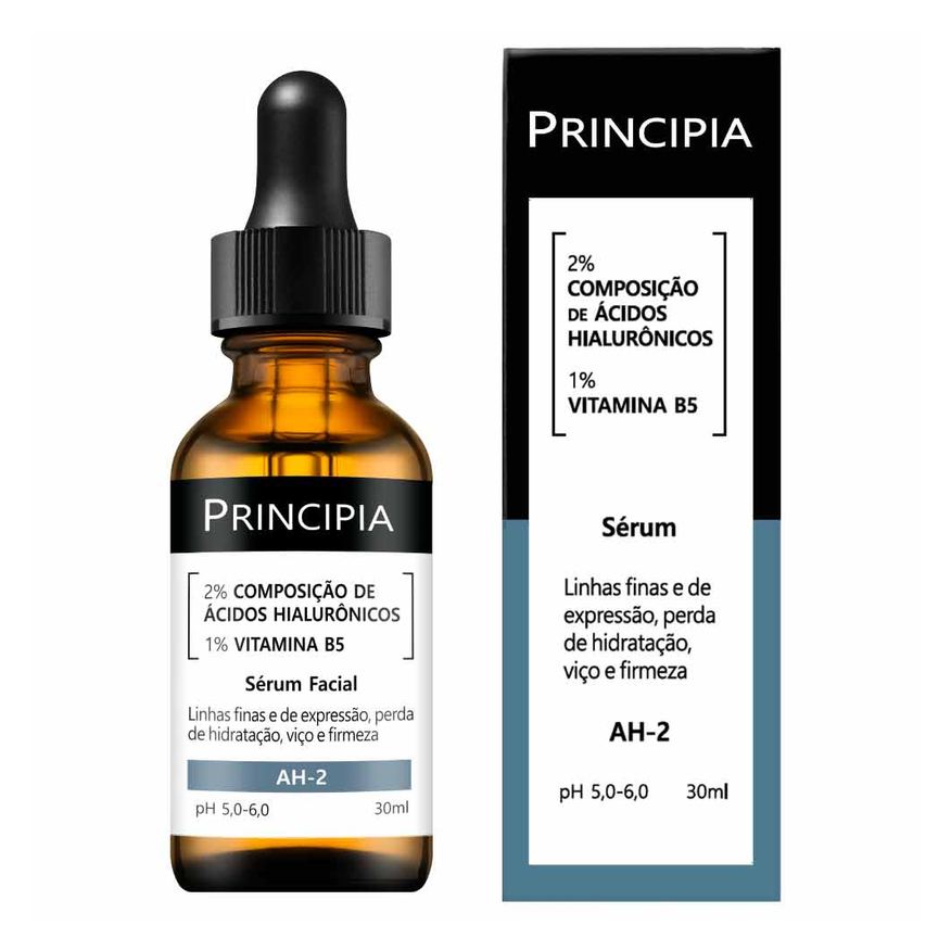 Principia Sérum Facial com Ácidos Hialurônicos 2% e Vitamina B5 1% 30ml
