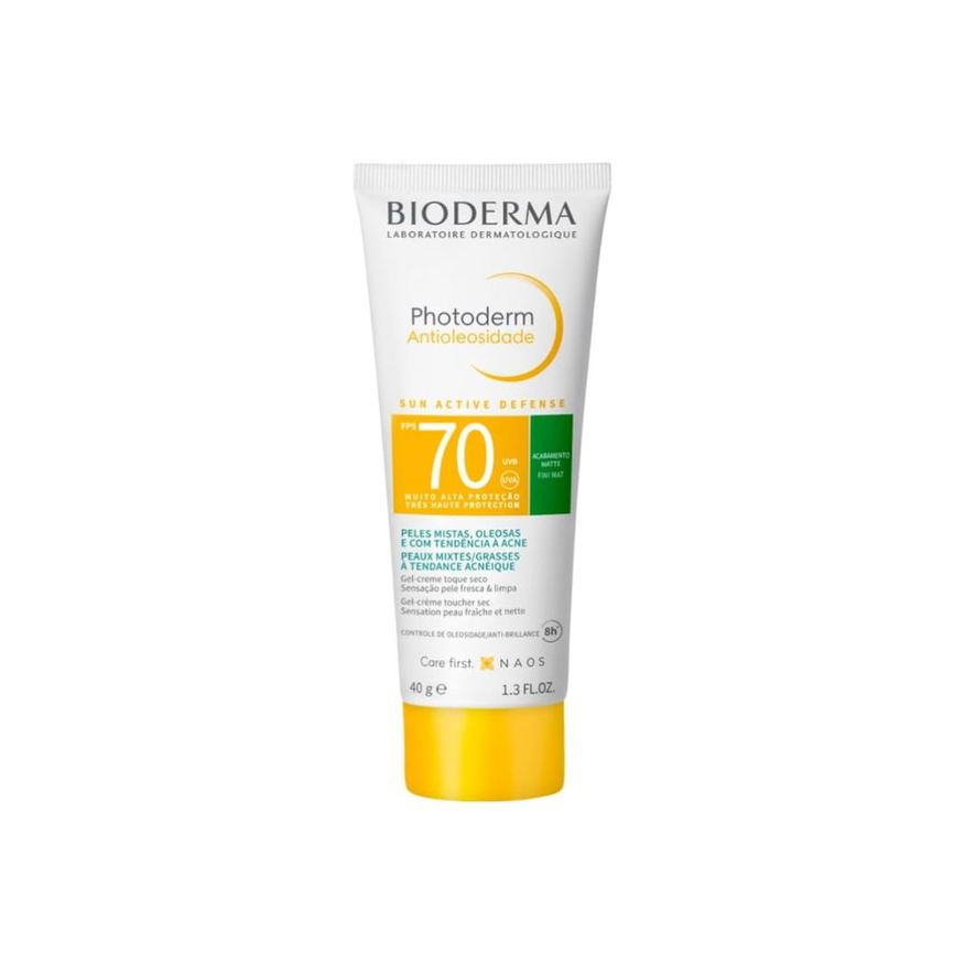 Bioderma Protetor Solar Facial Photoderm Antioleosidade Sem cor FPS70 40g