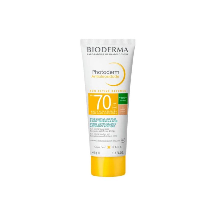 Bioderma Protetor Solar Facial Photoderm Antioleosidade FPS70 Cor 2.0 40g